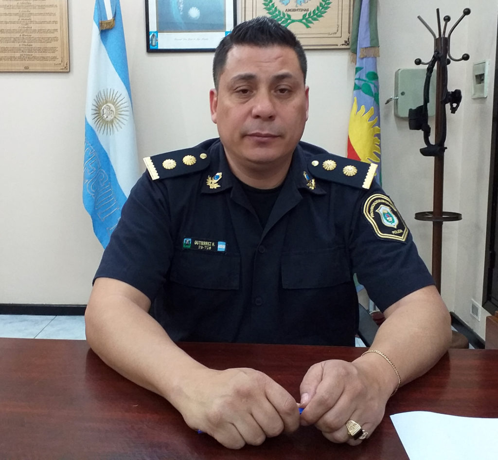 Comisario Hugo Gutiérrez (foto: Verdad e Investigación).